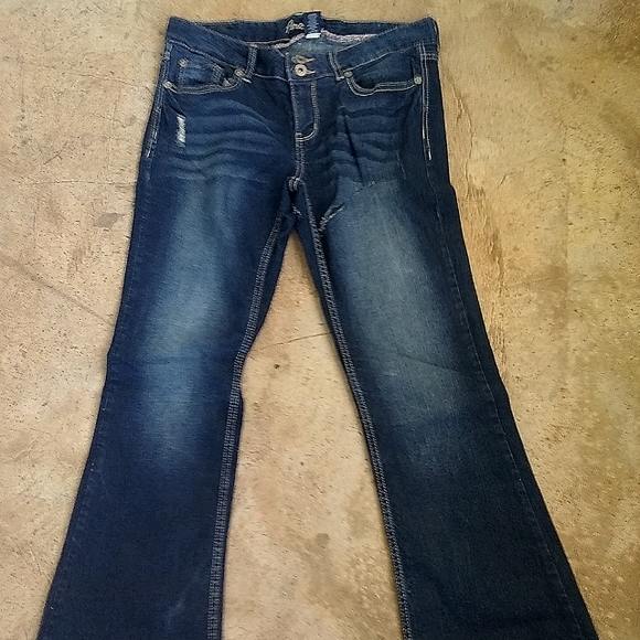 Amethyst Jeans Denim - 4/$11 Amethyst Dark Acid Wash Flare Jeans 11